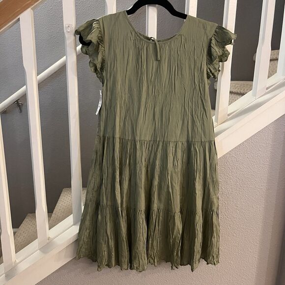 Wilfred Dresses & Skirts - Women's WILFRED SIDONIE DRESS Sage Green Ruffle A Line Size XXS